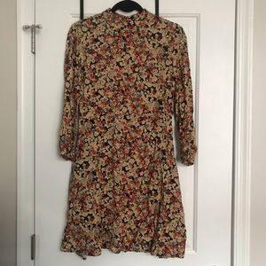 Zara floral print dress